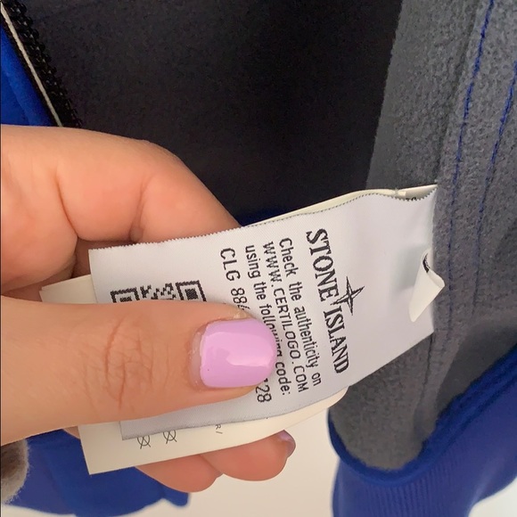 Stone Island Blue Soft Shell -R jacket Medium Auth - Picture 7 of 8